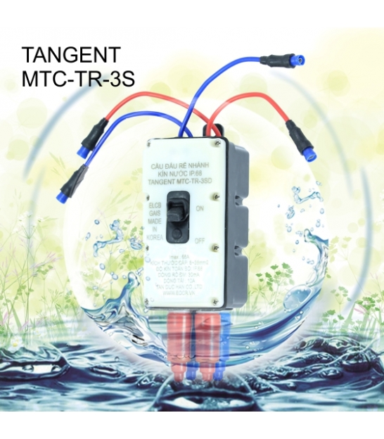 Cầu đấu (hộp nối) rẽ nhánh kín nước dùng cho trụ đèn đôi TANGENT MTC-TR-3SD