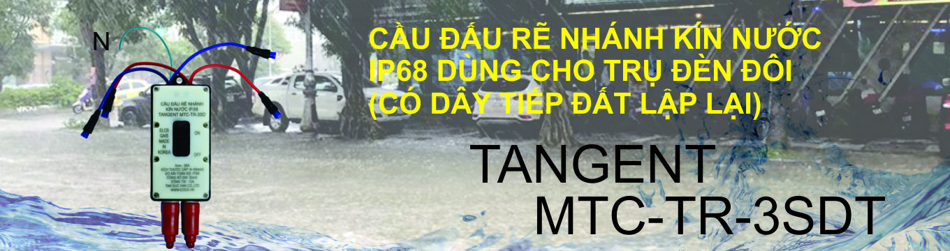 CẦU ĐẤU RẼ NHANH KÍN NƯỚC CẦN ĐÔI CÓ TIẾP ĐẤT LẬP LẠI