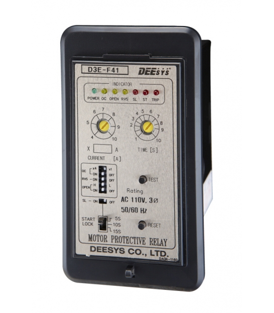 RELAY BẢO VỆ ĐÔNG CƠ DẠNG LẮP MẶT TỦ MPR-D3E